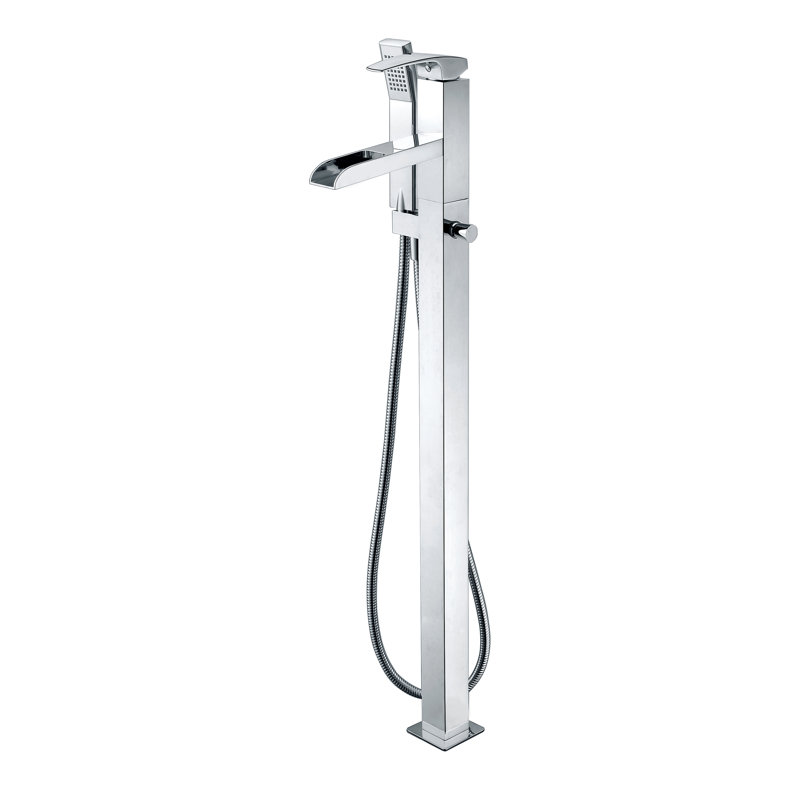 Alfi Brand Single Handle Floor Mounted Freestanding Tub Filler with